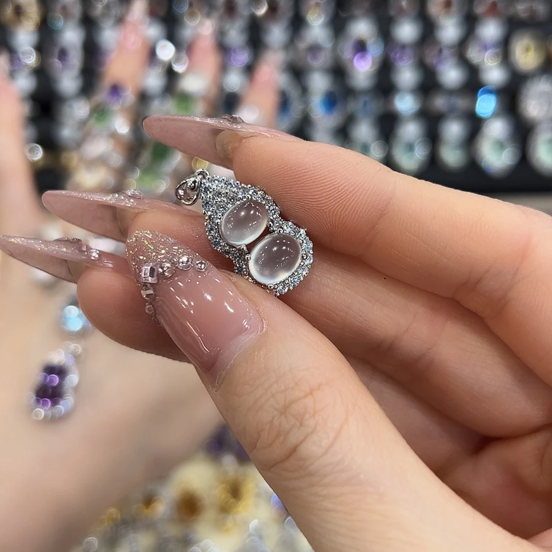 岫玉银S925镶嵌戒指西****吧