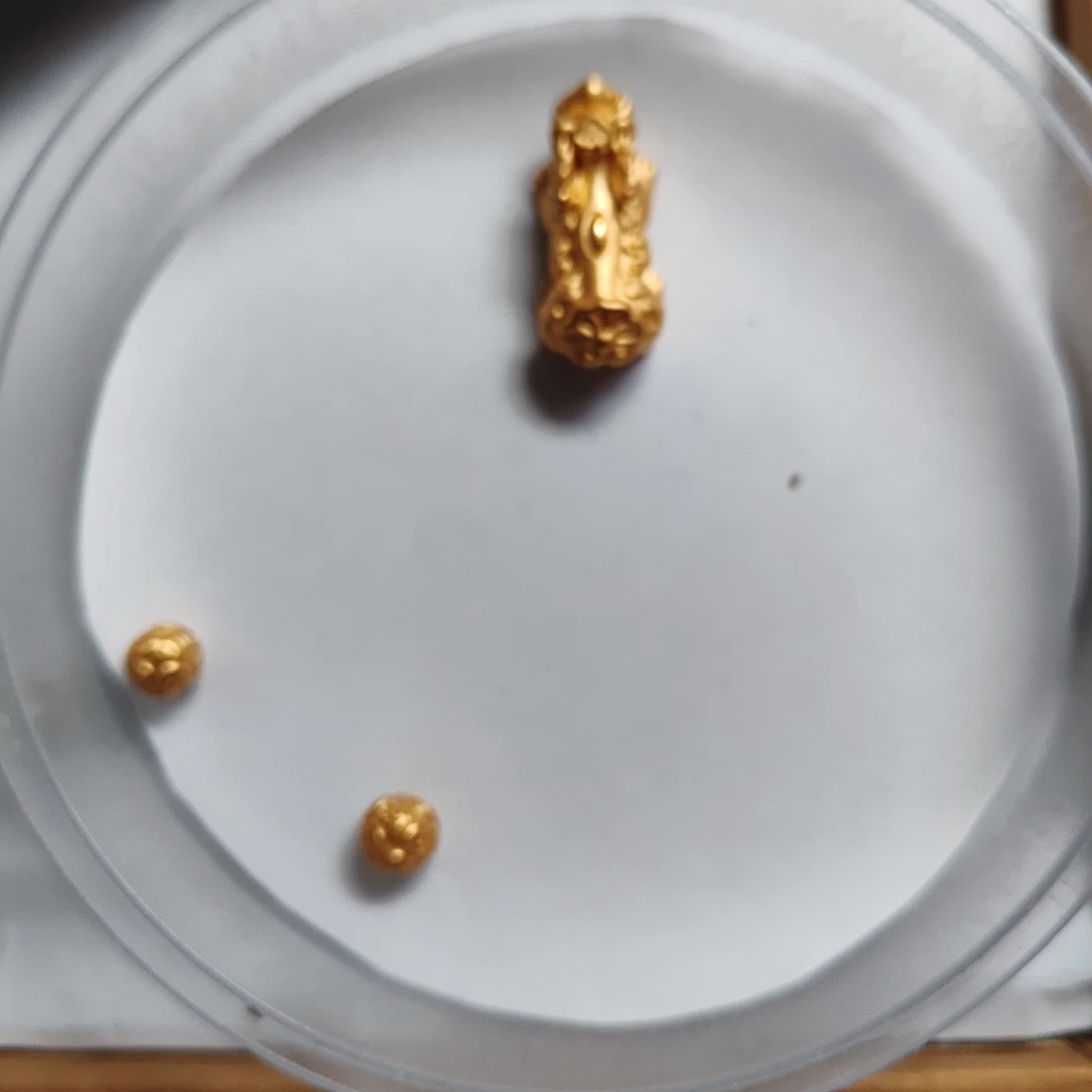 金元宝足金999貔貅珠子首饰