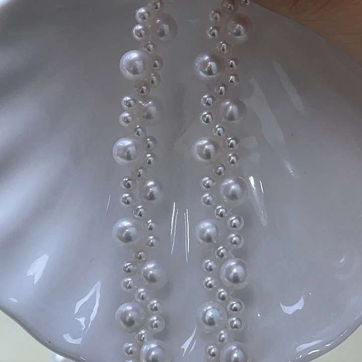 颈饰淡水珍珠银S925镶嵌
