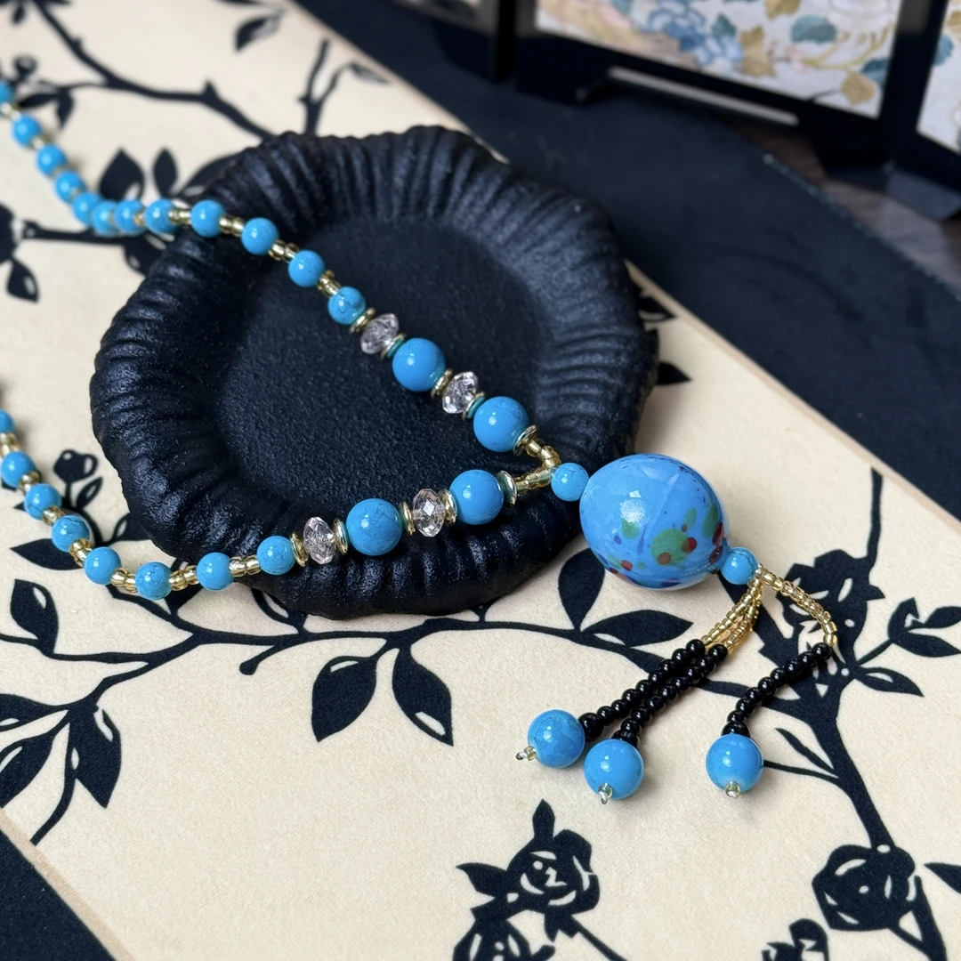 新中式复古串珠吊坠YXW024A10