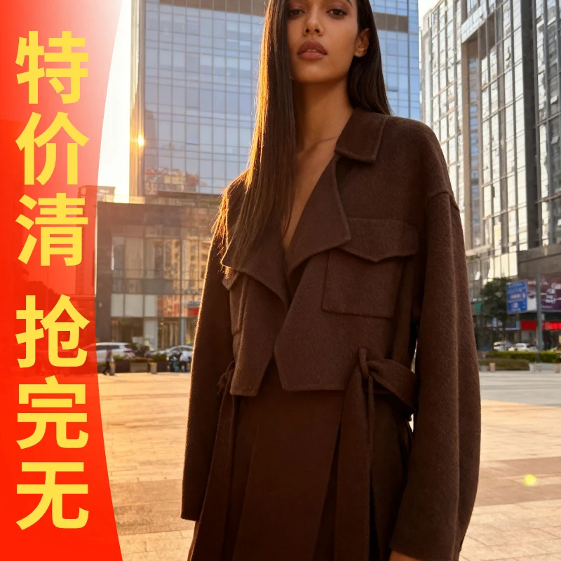 2025加绒羊毛轻奢薄款毛呢外套长袖常规短款上衣休闲A20