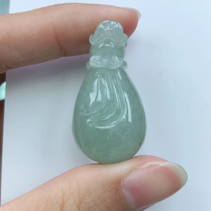 翡翠颈饰未镶嵌天然翡翠a货