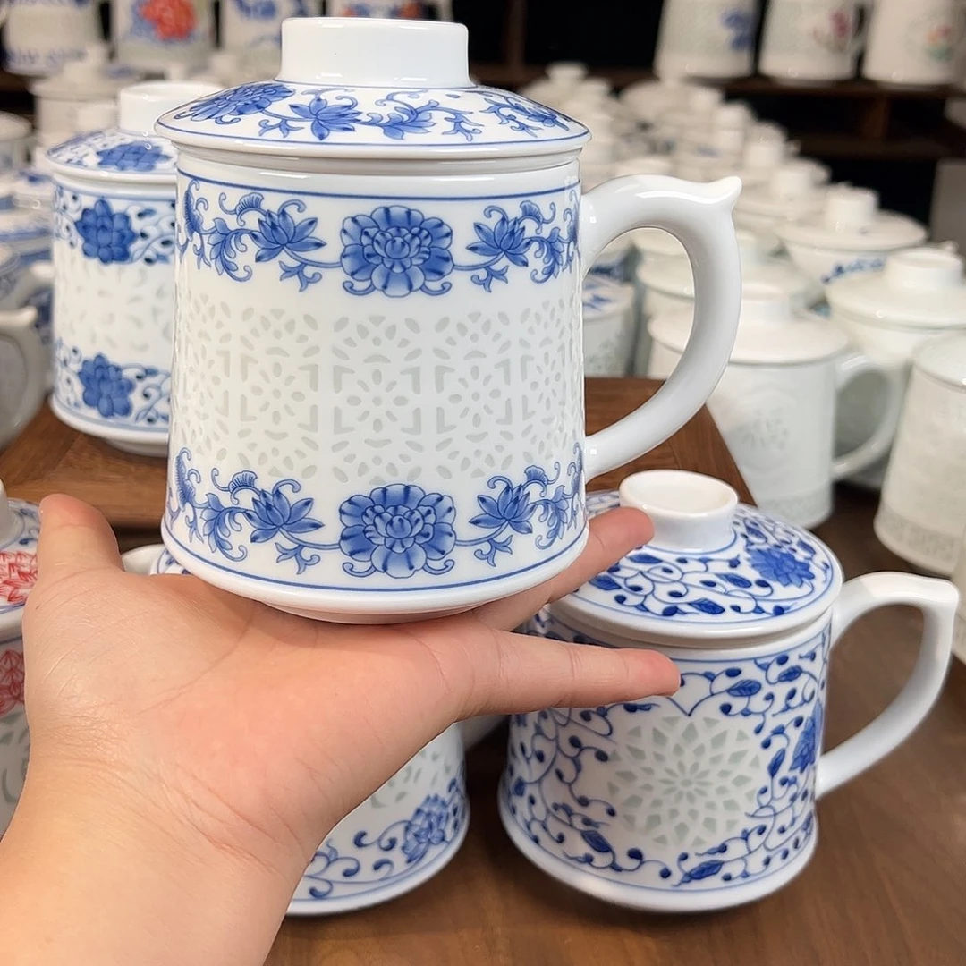 景德镇高温陶瓷办公杯