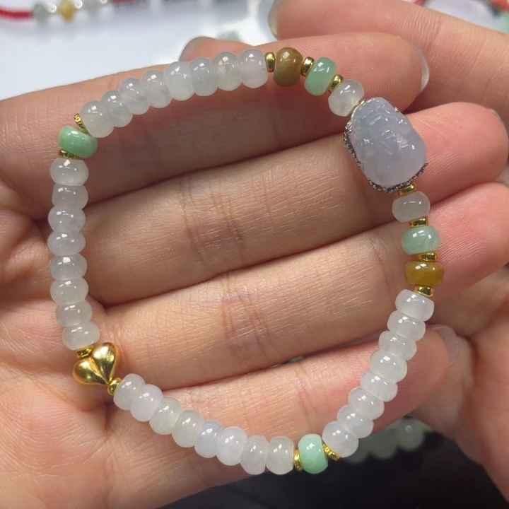 枫***冻翡翠银S925镶嵌手串7999000000