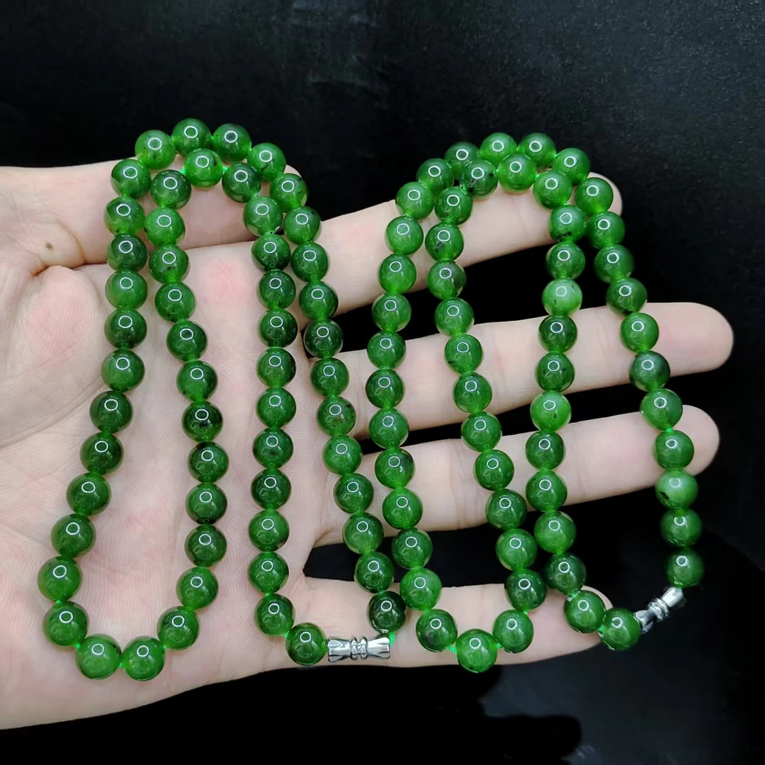 【老三珠宝】和田玉公主链HA24【多样性发其一】约7mm+