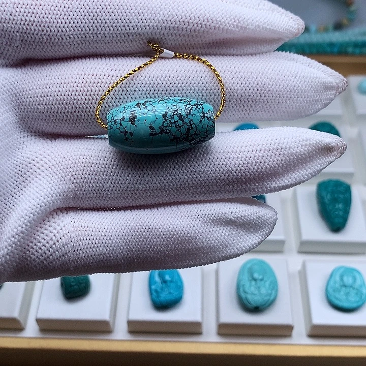 绿松石未镶嵌珠子