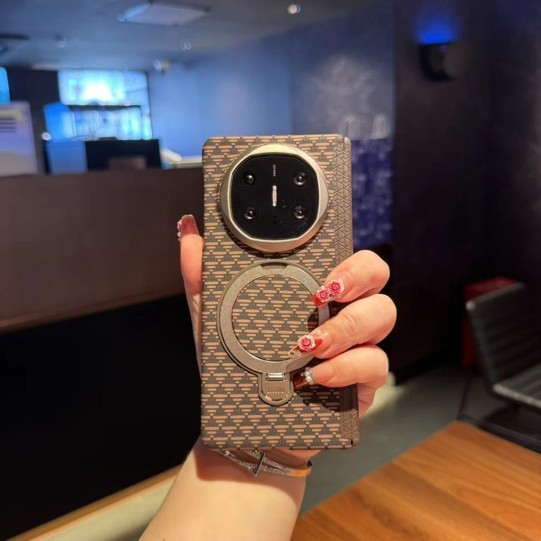 适用于华为Matex6/Matex5凯夫拉指环支架中轴手机套