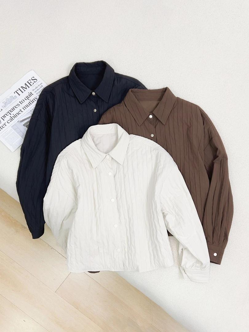 【女王洛克】韩版早春新款设计感百搭简约休闲外套女LK81393