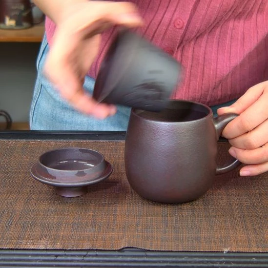 茶杯紫砂高货放漏