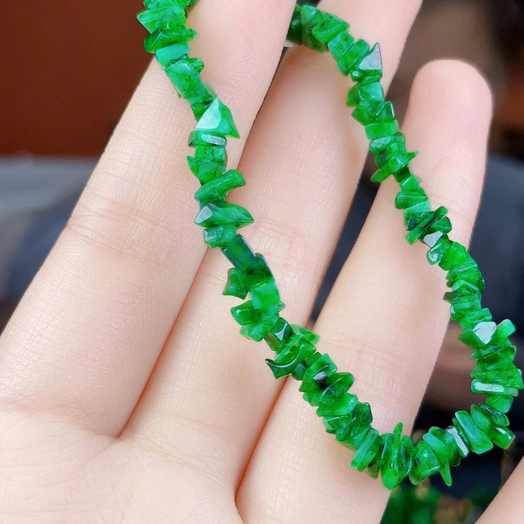 翡翠未镶嵌耳饰饰品