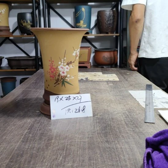 紫砂花盆紫砂花盆