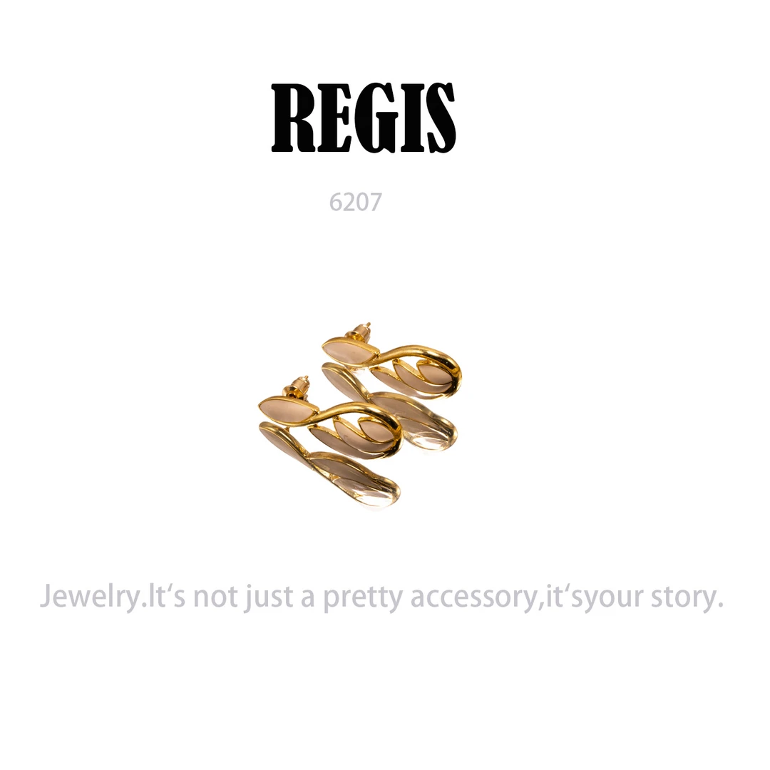 镀K金  REGIS  耳饰～6207