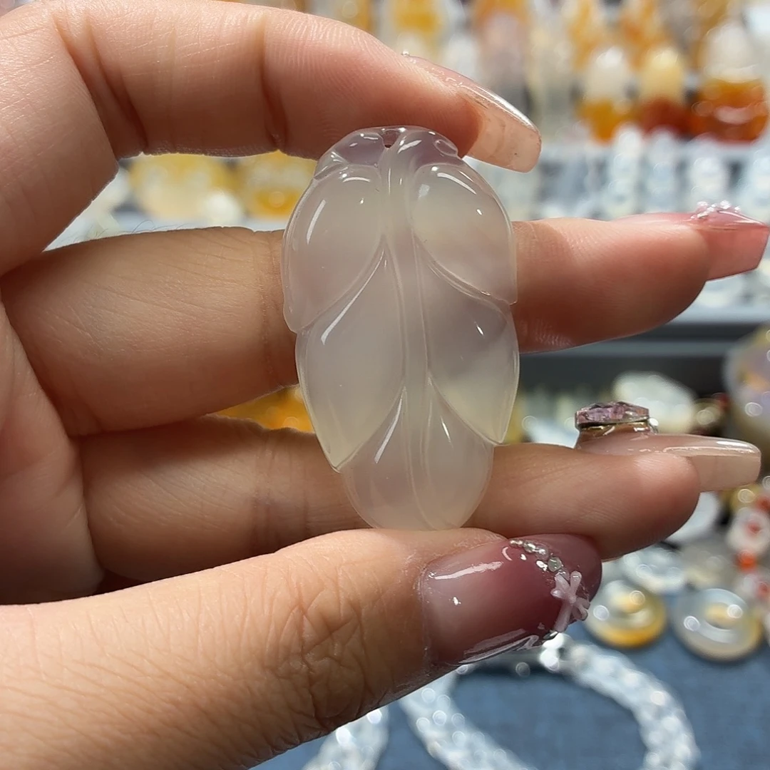 玛瑙/玉髓未镶嵌吊坠(不含链)