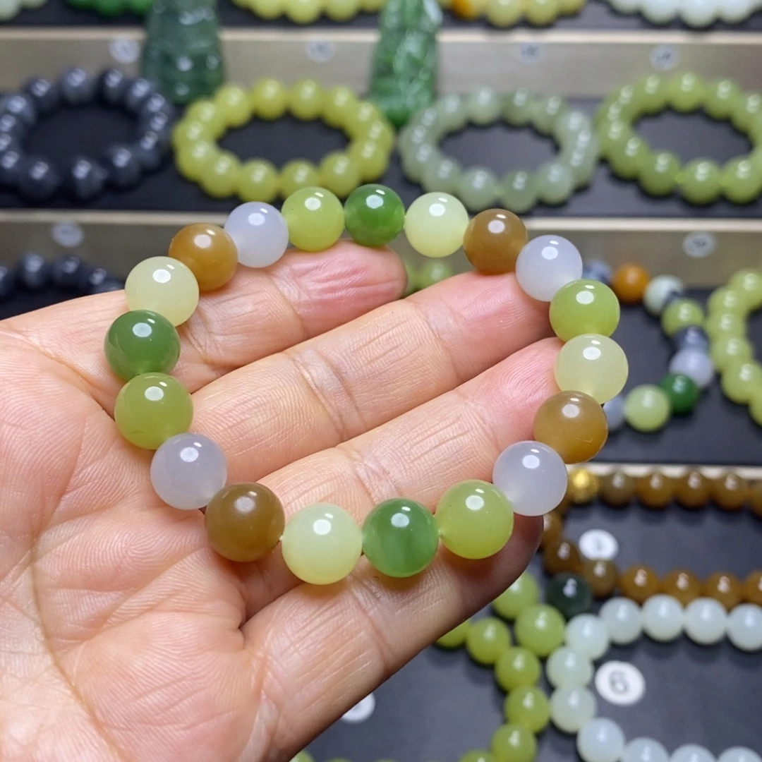 和田玉未镶嵌手串