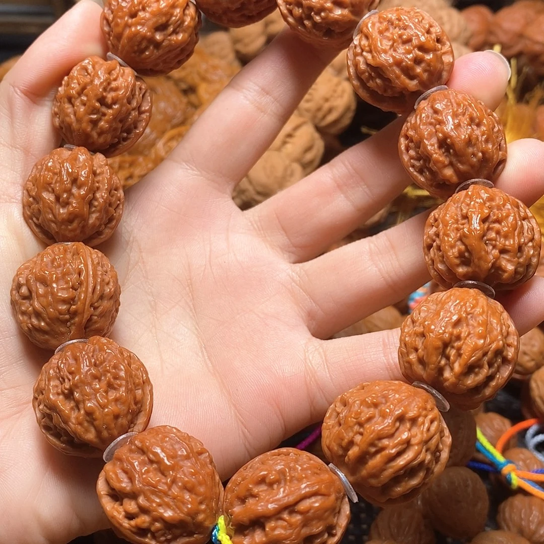 我***钱手串文玩核桃金刚纹手持