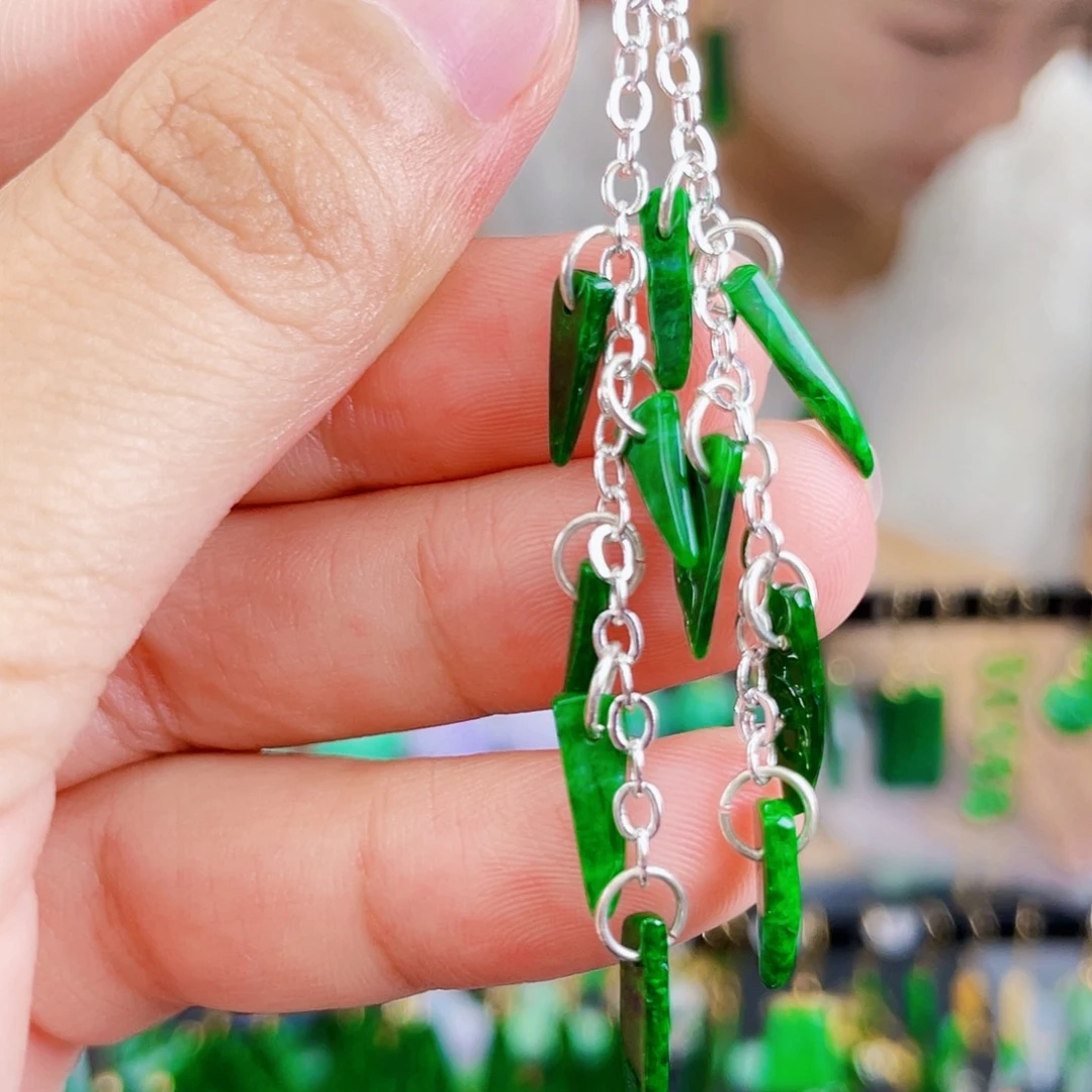 未镶嵌翡翠耳饰饰品