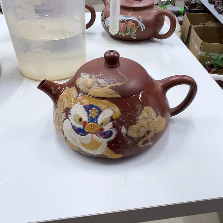 茶壶紫砂宜兴紫砂壶瑕疵