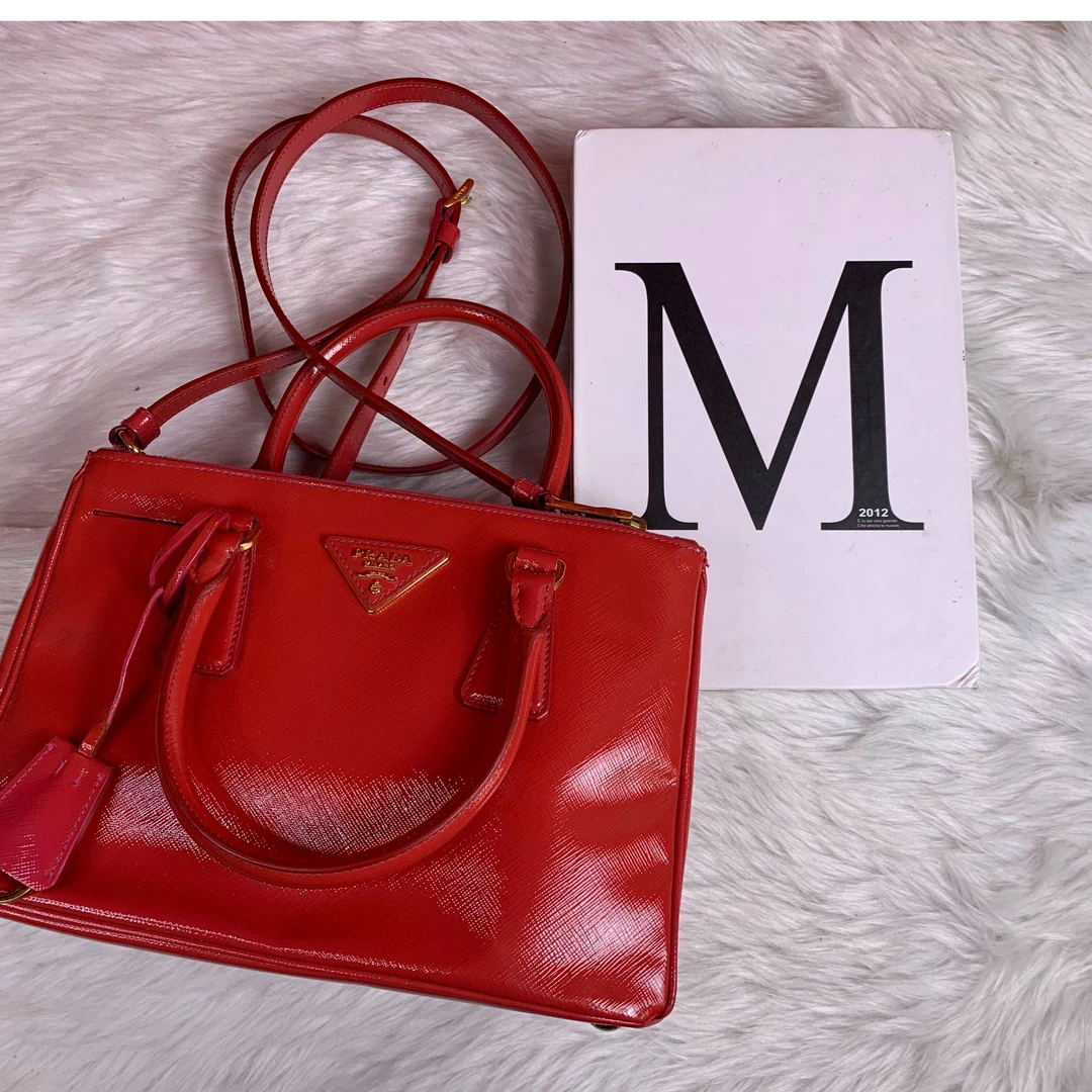 95新 Prada/普拉达 红色杀手包/FYWJ08127331/7331