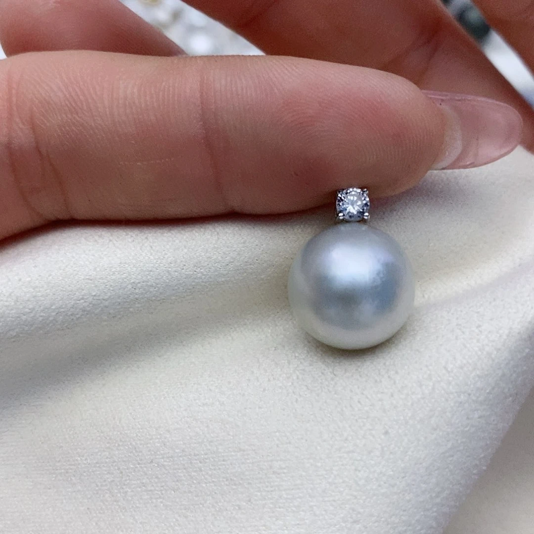 【闪购商品】海水珍珠颈饰银S925镶嵌