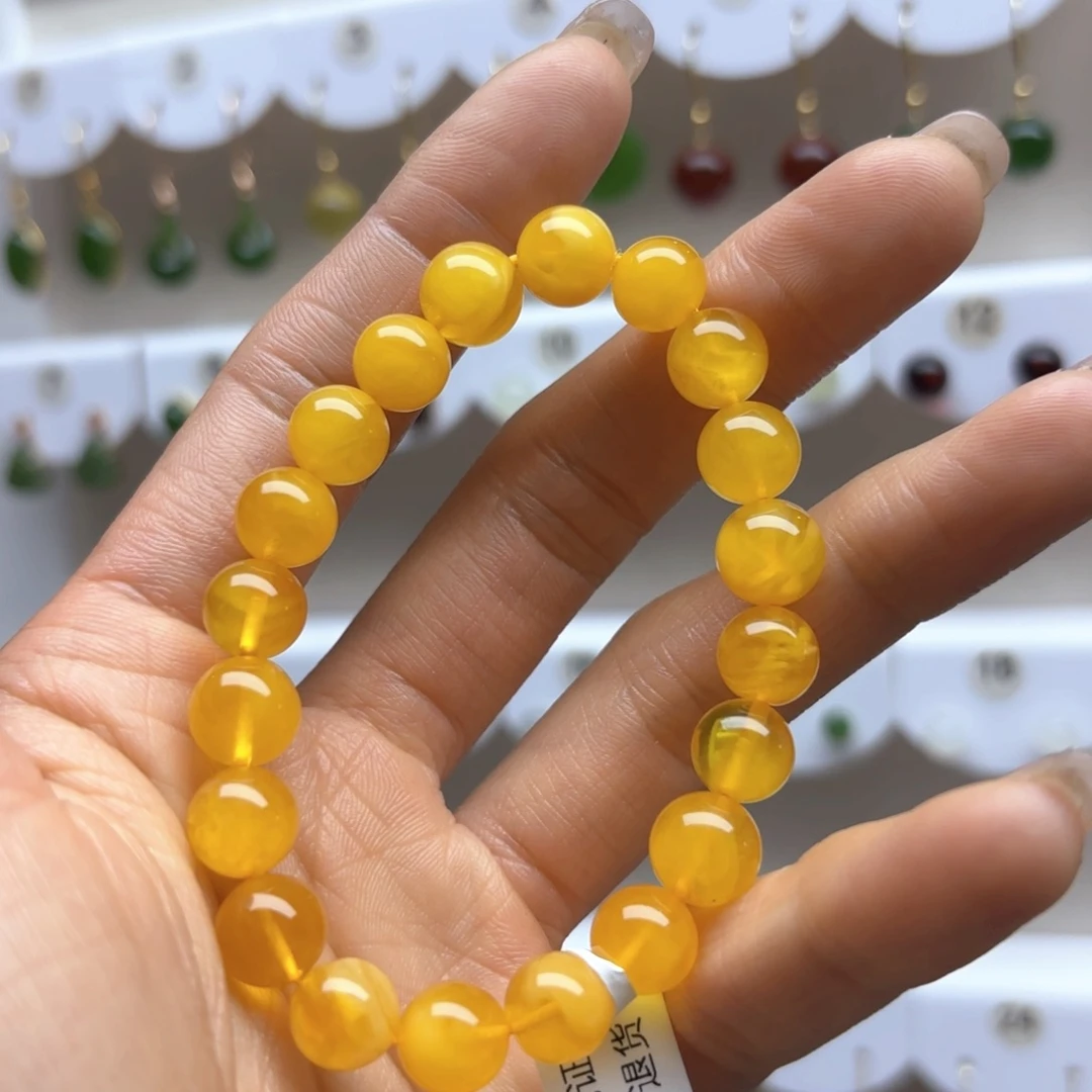 蜜蜡手链未镶嵌蜜蜡