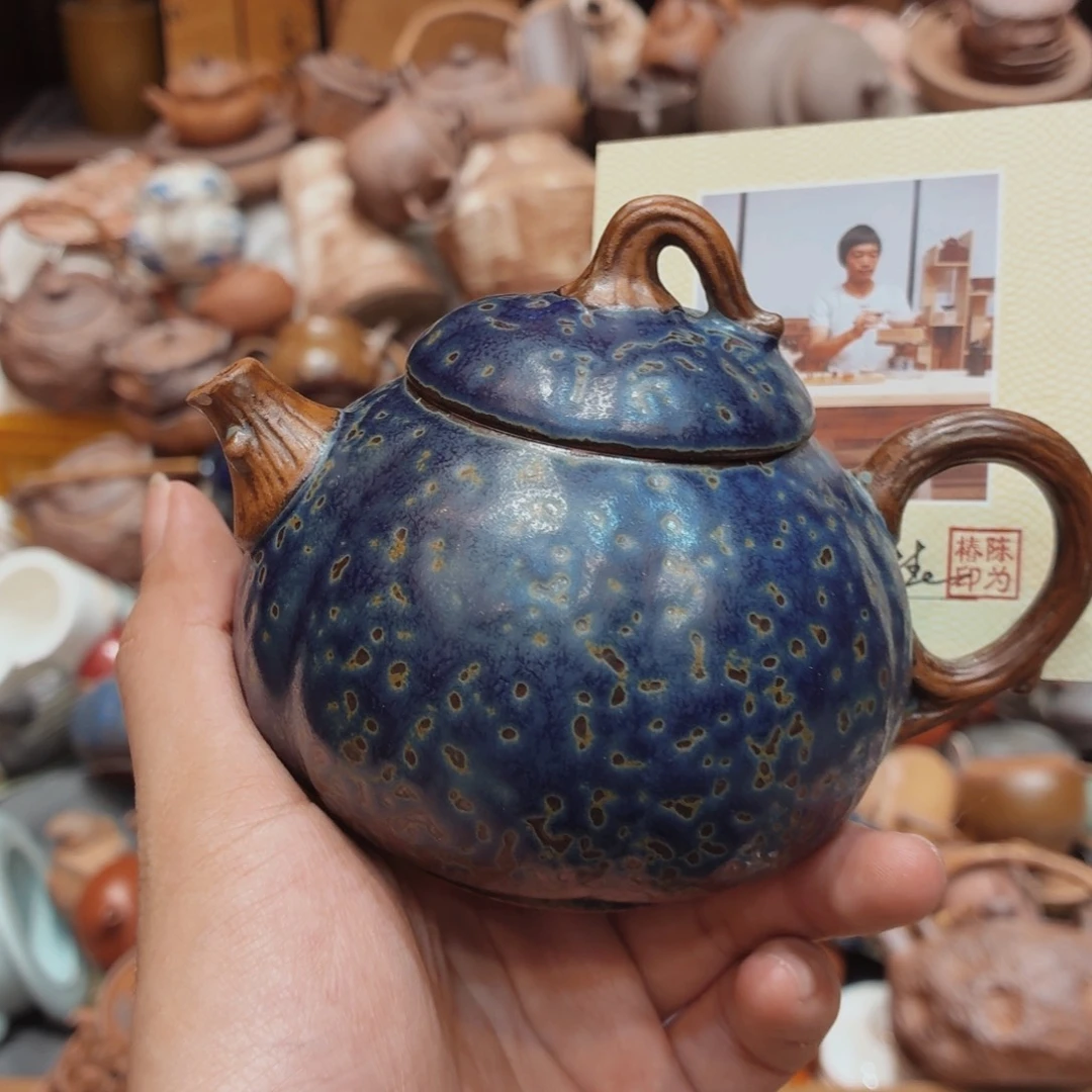 柴烧老岩泥高温茶器皿