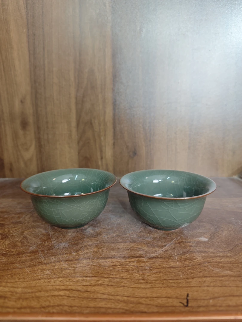 B436景德镇制陶瓷主人杯一对