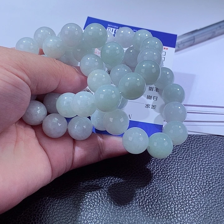 翡翠未镶嵌颈饰江*