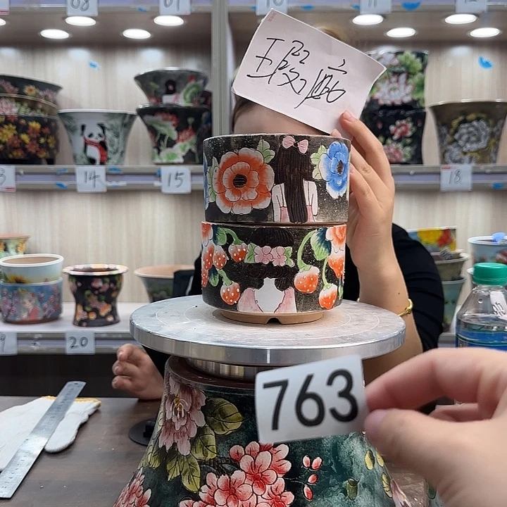 花盆紫砂瑕疵瑕疵763