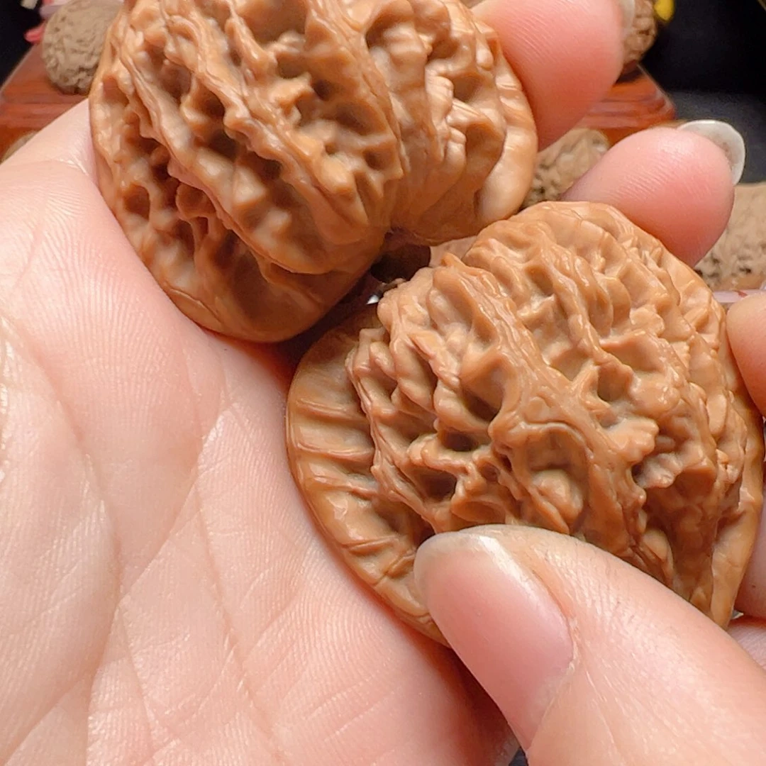 文玩核桃把件永***光公子帽