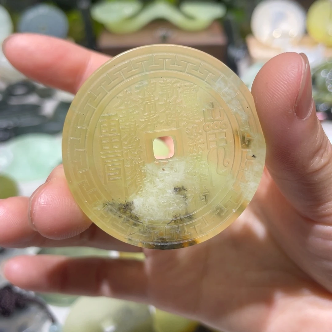 岫玉未镶嵌颈饰颈饰36