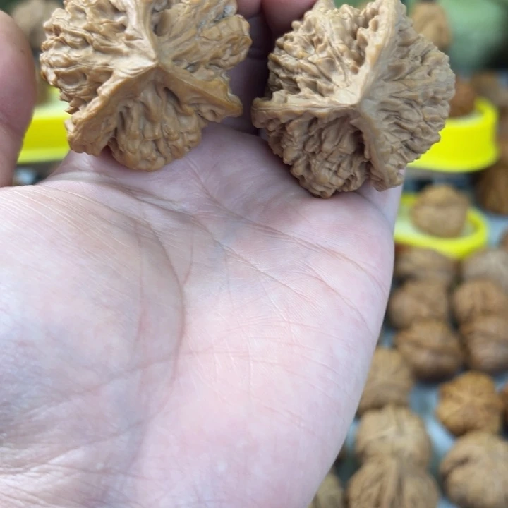 文玩核桃吊坠全品无修46官帽三棱 马虎