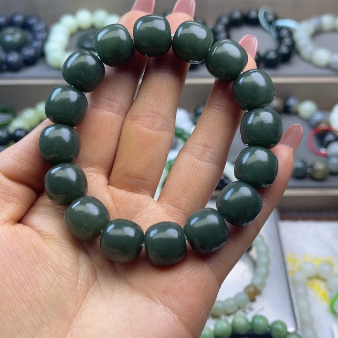 和田玉手链未镶嵌