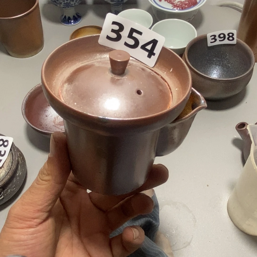 柴烧茶具陶瓷杯子