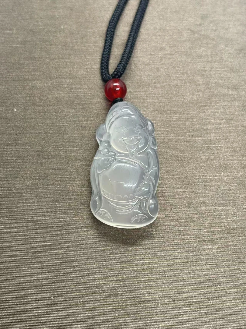 天然玛瑙财神吊坠 多样性发货只发一件