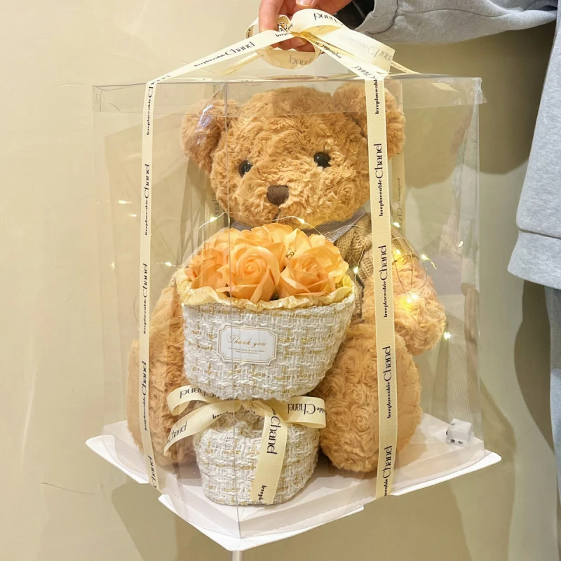 生日礼物泰迪小熊玩偶花束生日礼物女生儿童娃娃吉娃娃生气礼物