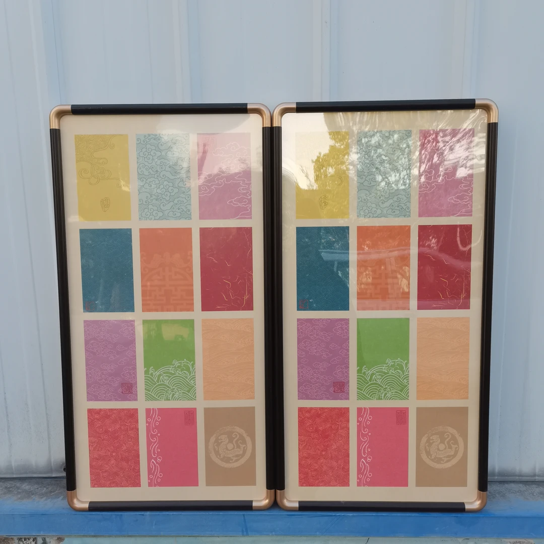 金陵十二钗宣——65x33新窄线仿铜角画框【2个装】超好用