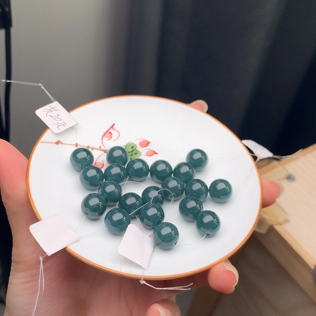 翡翠未镶嵌手链翡翠y2624 卡9.8