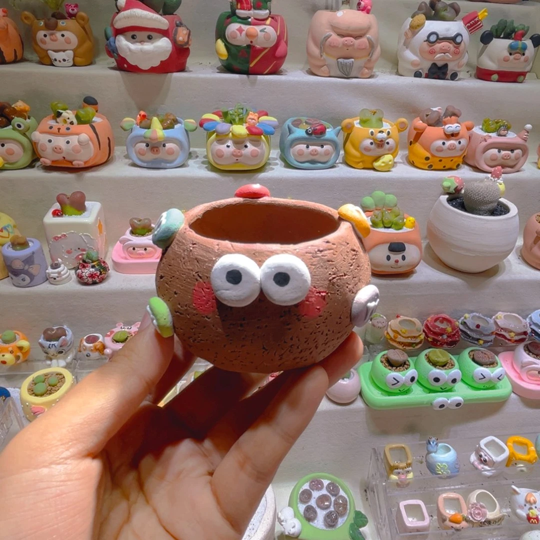 056纯手工制作重工盆盆45一个