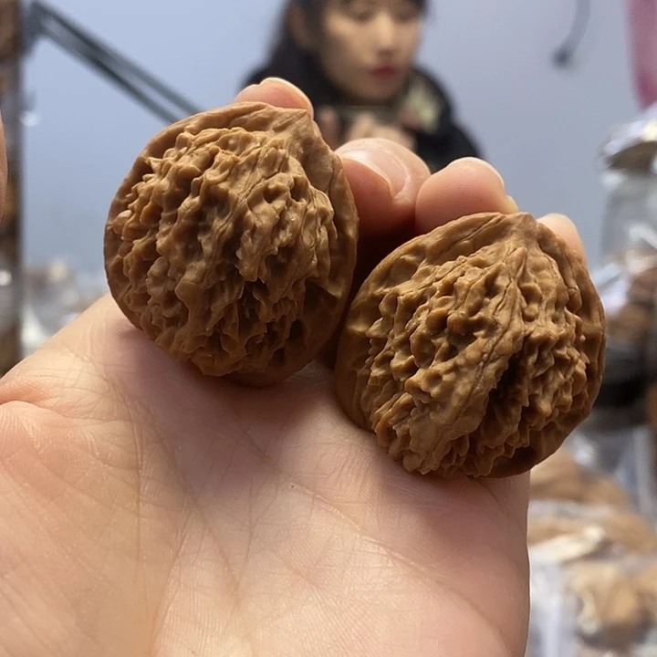 把件文玩核桃36皇冠小众蜡皮