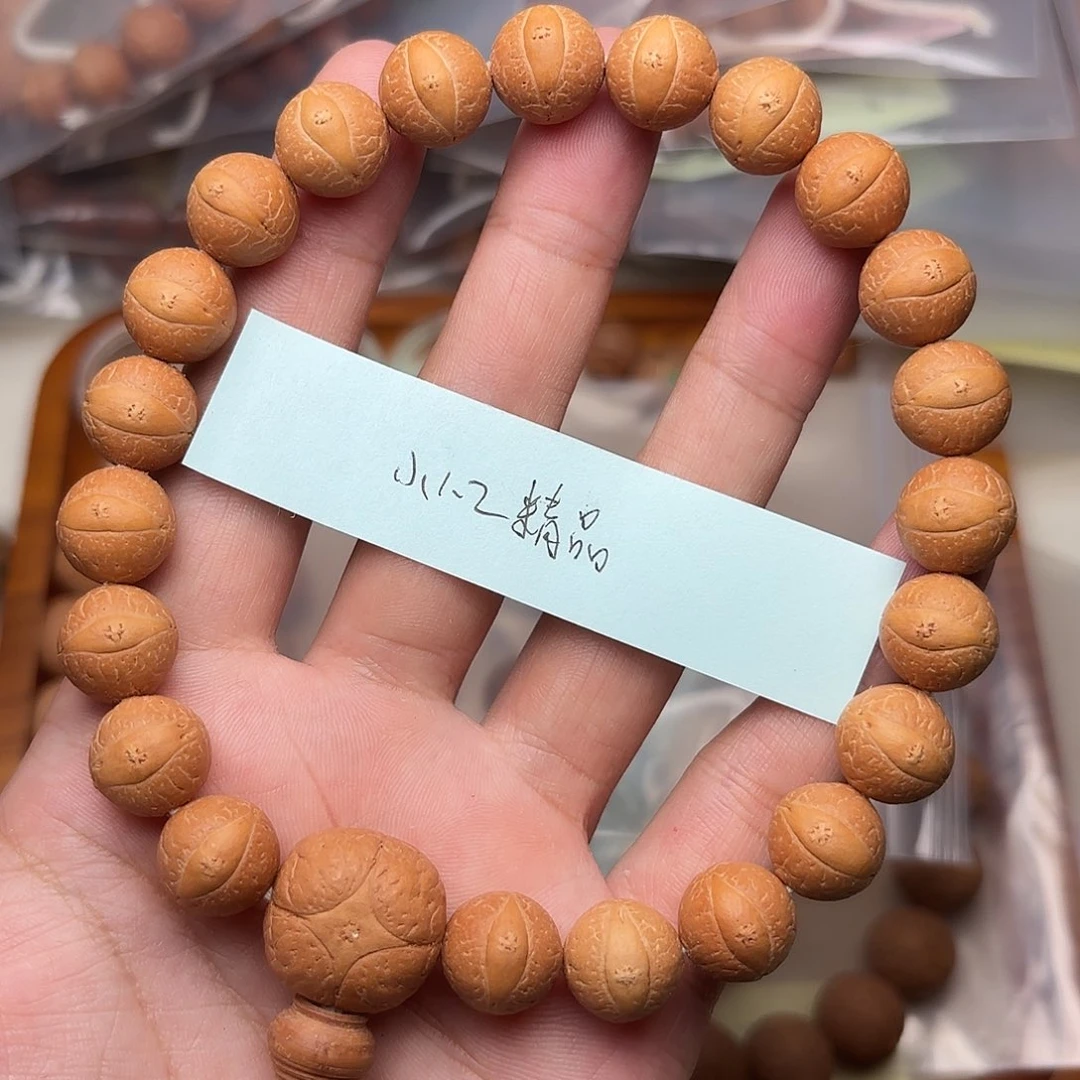 手串凤眼菩提精品正圆立体眼手串1.2新籽