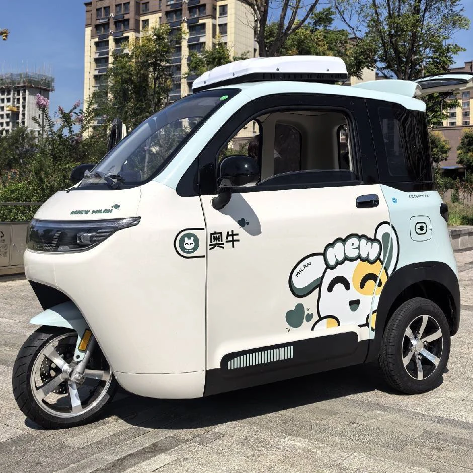 澳牛米兰新国标高品质电动三轮车可挂牌合法上路用于城区代步
