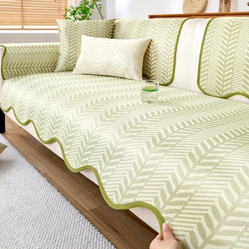 洱峰异形凉感冰丝沙发垫夏天用2025新款防滑坐垫子夏季沙发凉席垫