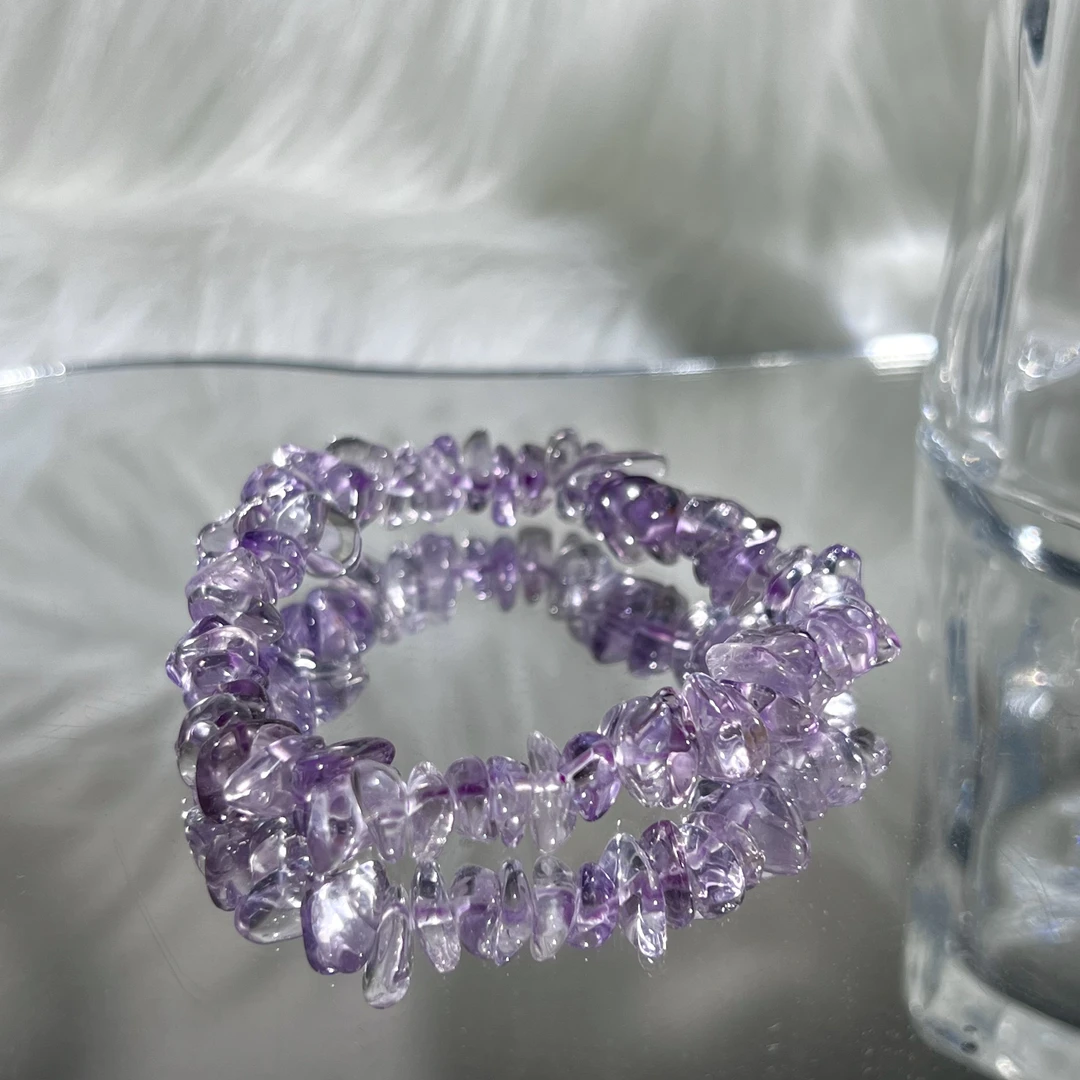 天然玻利维亚碎冰冰紫水晶Y501–多样性发其一