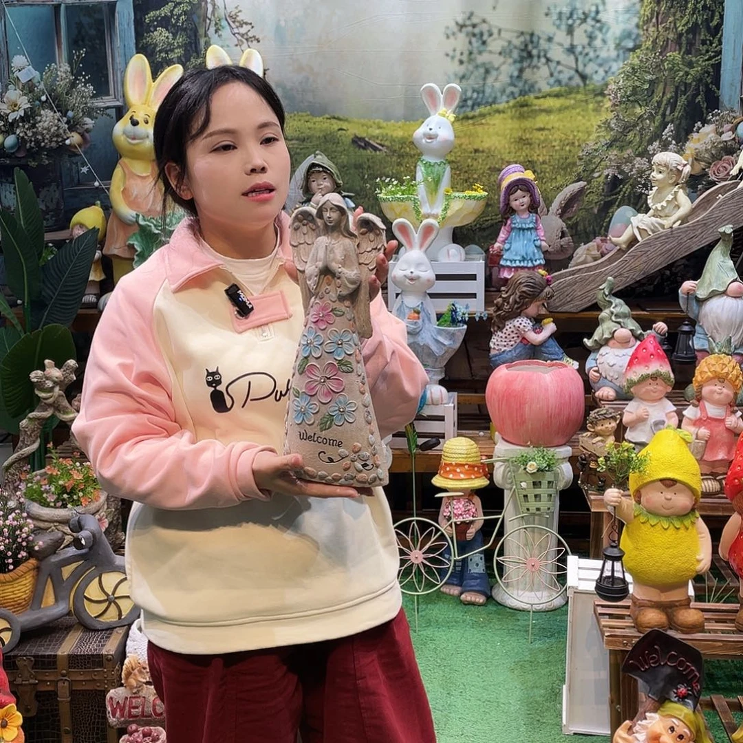 摆件花园摆件红红火火