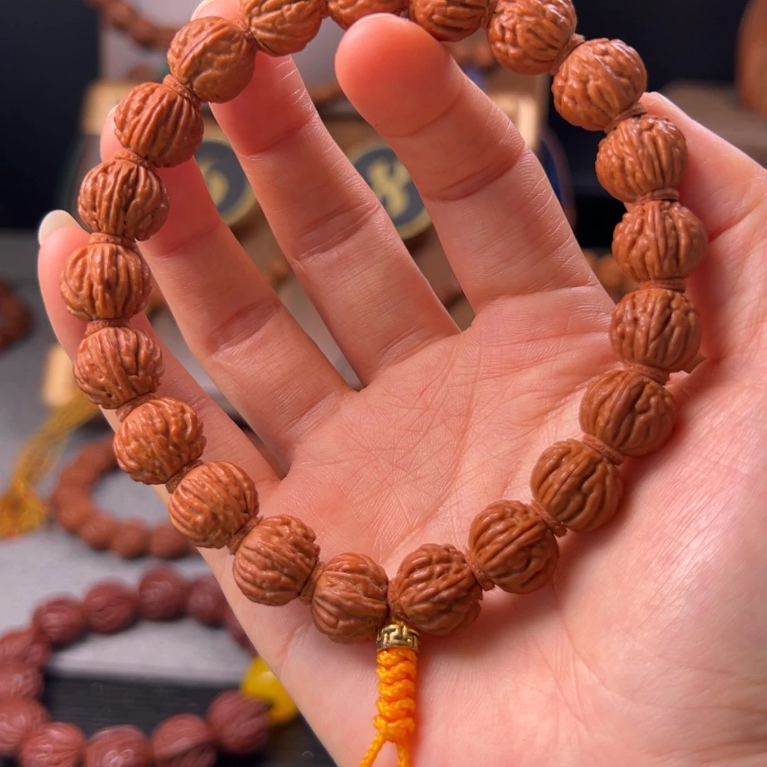 桃核吊坠13野生火麒麟