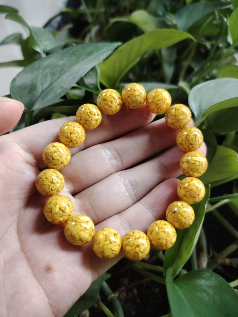 含辰砂工艺品原矿朱砂雄黄晶体手链 护身平安手串