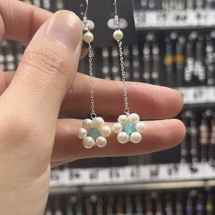 非金属925银锆石九**花