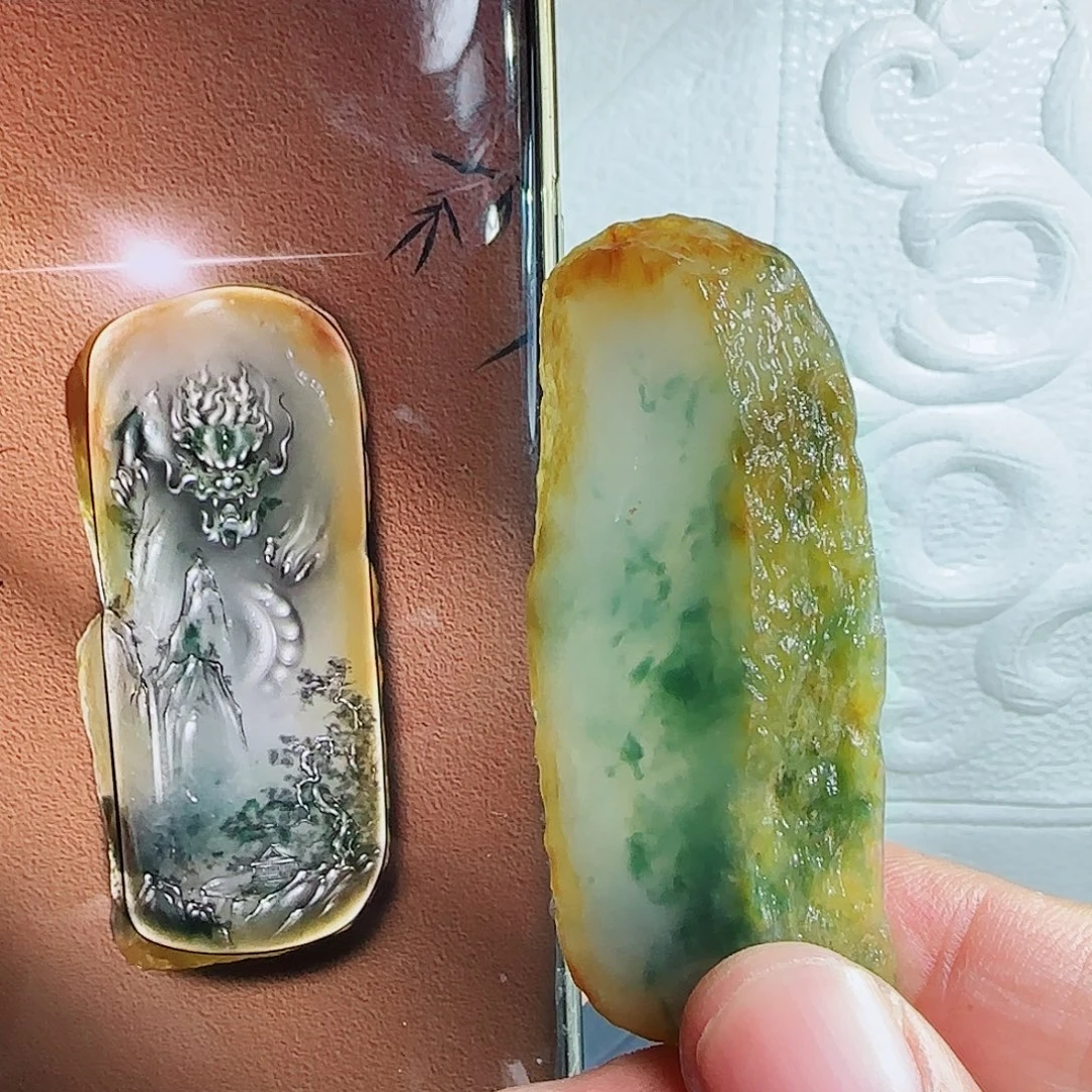 定制翡翠未镶嵌翡翠含工