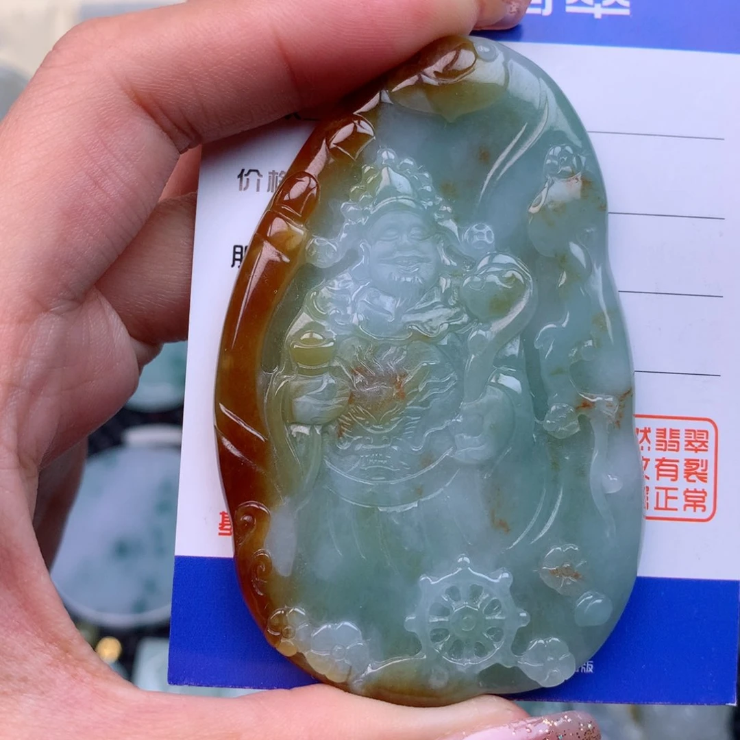 翡翠颈饰未镶嵌定**卡缅甸翡翠