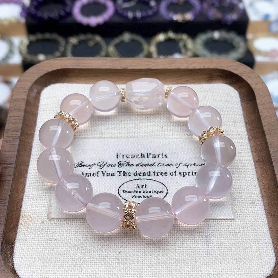 水晶手链未镶嵌L*.星光粉手串